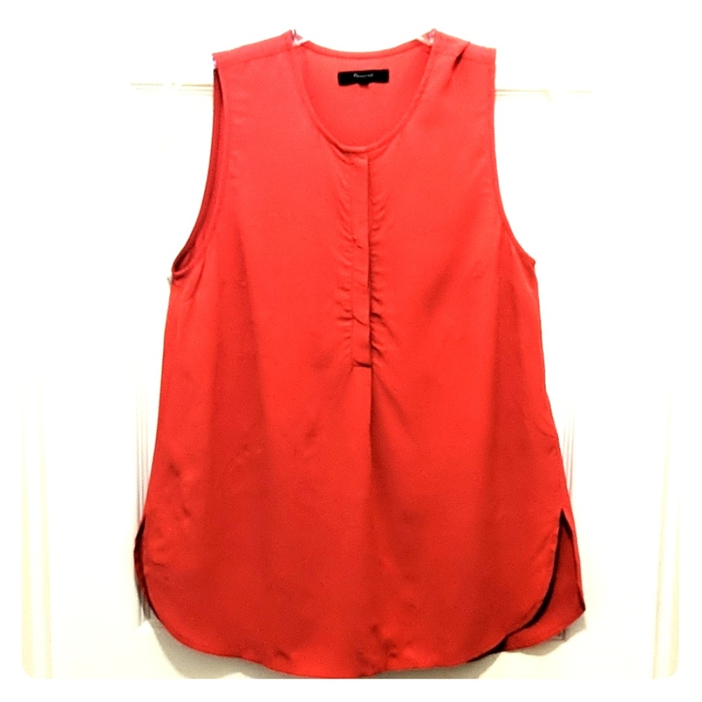 MADEWELL * SIDE SLIT SLEEVELESS TANK - Picture 3 of 6